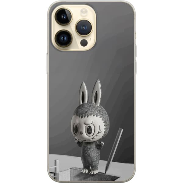 Apple iPhone 15 Pro Max Gjennomsiktig deksel Pop Mart MEGA LABUBU LABUBU Sketch 1000%