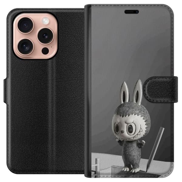 Apple iPhone 16 Pro Lommeboketui Pop Mart MEGA LABUBU LABUBU Sketch 1000%