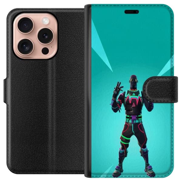 Apple iPhone 16 Pro Lommeboketui svart ridder fortnite