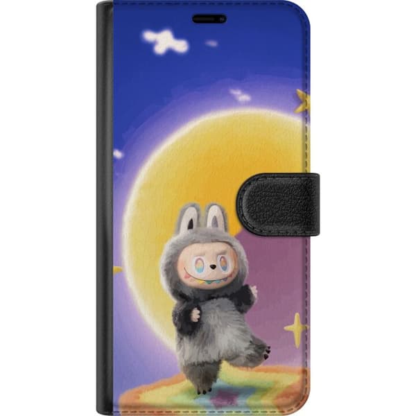 Apple iPhone 16 Pro Max Tegnebogsetui Labubu Neon Pop - Neonfarvet pop art monster