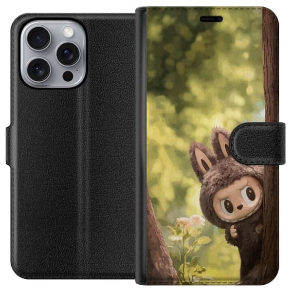 Apple iPhone 16 Pro Max Tegnebogsetui Labubu Graffiti Vibes – Gadekunst i monsterform