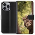 Miniatyrbillede 1 af 3: Apple iPhone 16 Pro Max Tegnebogsetui Labubu Graffiti Vibes – Gadekunst i monsterform