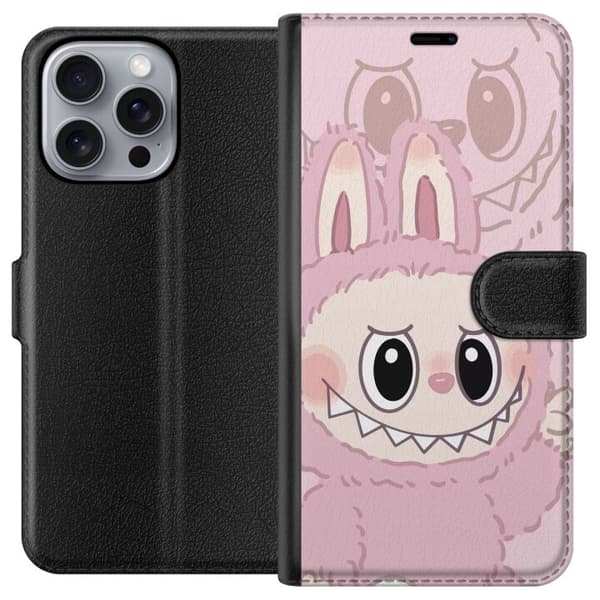 Apple iPhone 16 Pro Max Lompakkokotelo Labubu Floral Freak