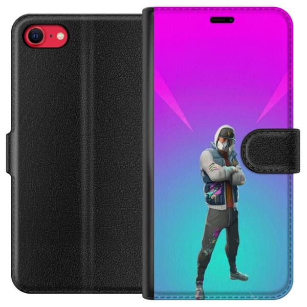 Apple iPhone SE (2020) Tegnebogsetui sort ridder fortnite