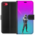 Miniatyrbillede 1 af 3: Apple iPhone SE (2020) Tegnebogsetui sort ridder fortnite