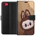 Miniatyrbilde 1 av 3: Apple iPhone SE (2020) Lommeboketui Labubu Sky Kosebamse - Hvit og Blå Design med Søt Stil