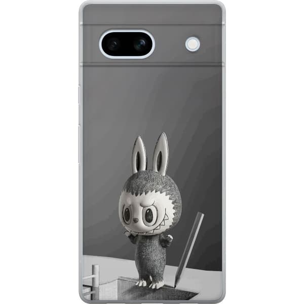 Google Pixel 7a Gjennomsiktig deksel Pop Mart MEGA LABUBU LABUBU Sketch 1000%