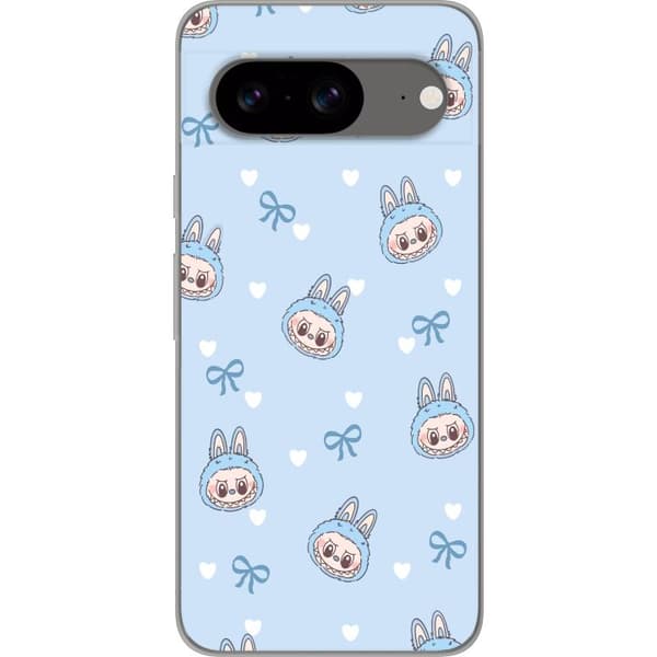 Google Pixel 8 Läpinäkyvä kuori Labubu Tuli Henki