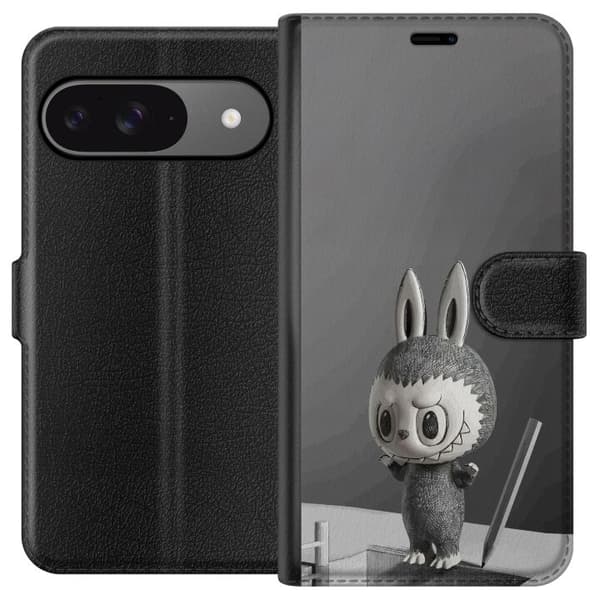 Google Pixel 9 Plånboksfodral Pop Mart MEGA LABUBU LABUBU Sketch 1000%
