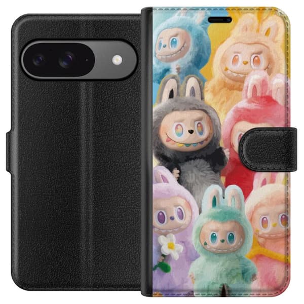 Google Pixel 9 Lommeboketui Labubu Skissestil