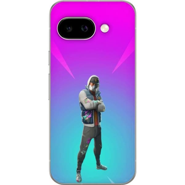 Google Pixel 9a Genomskinligt Skal black knight fortnite