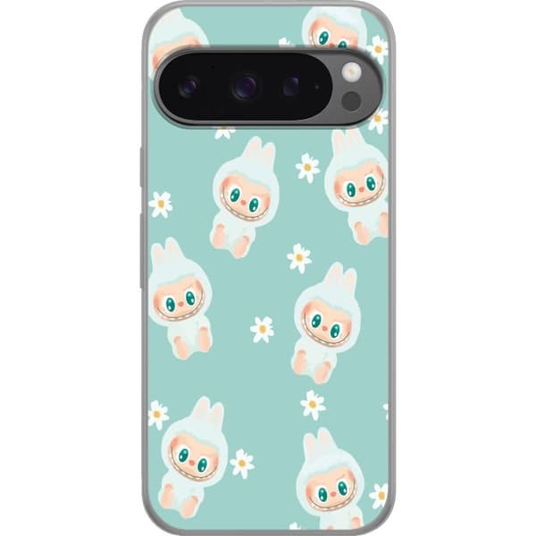 Google Pixel 9 Pro XL Gennemsigtig cover Labubu Candy Vibes