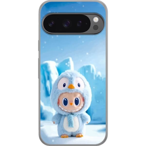 Google Pixel 9 Pro XL Gennemsigtig cover sort ridder fortnite