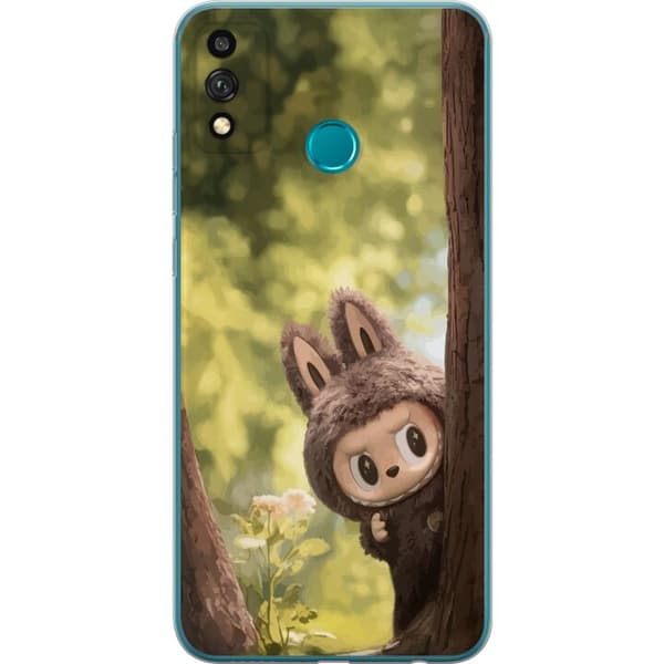 Honor 9X Lite Läpinäkyvä kuori Labubu Graffiti Vibes – Katutaide hirviömuodossa