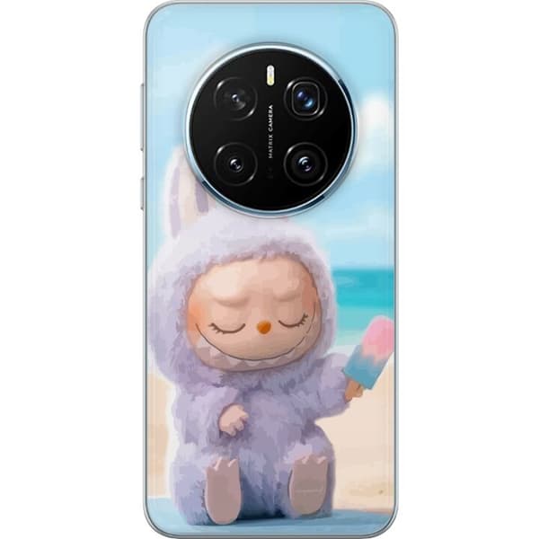 Honor Magic7 Pro Läpinäkyvä kuori Labubu Vaaleanpunainen Tunnelma