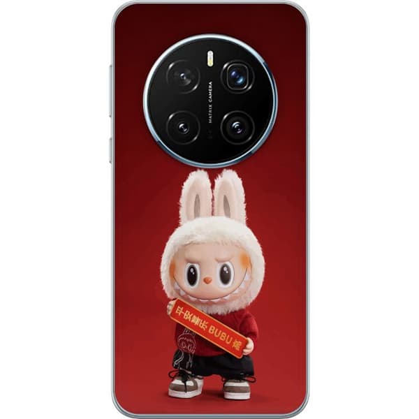 Honor Magic7 Pro Läpinäkyvä kuori Pop Mart The Monsters Labubu Onnea Vinyl Nukke