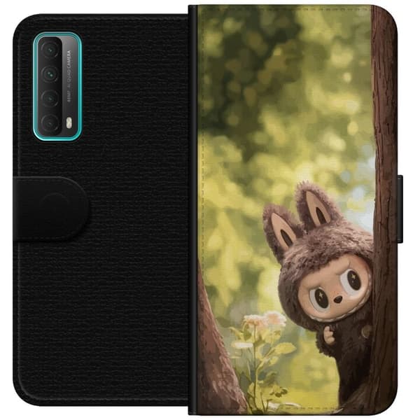 Huawei P smart 2021 Plånboksfodral Labubu Graffiti Vibes – Gatukonst i monsterform