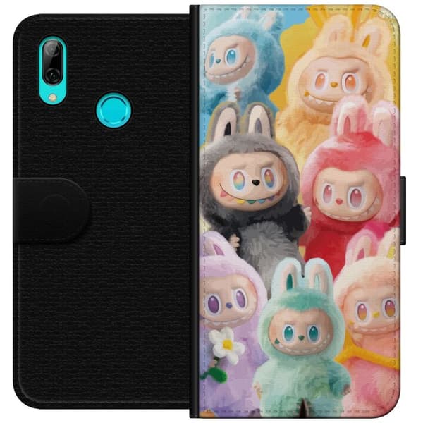 Huawei P smart 2019 Lommeboketui Labubu Skissestil