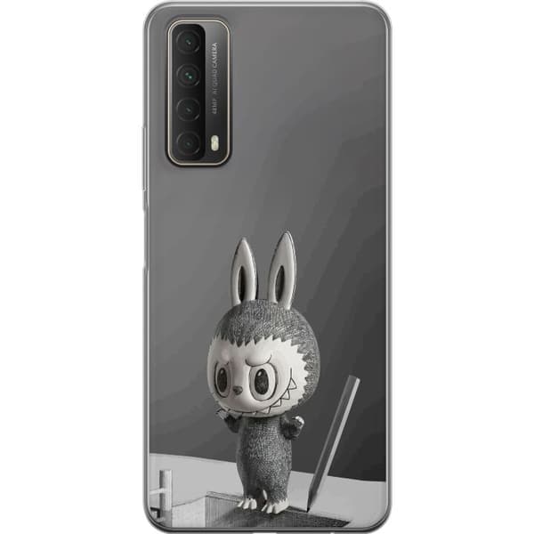 Huawei P smart 2021 Gennemsigtig cover Pop Mart MEGA LABUBU LABUBU Sketch 1000%