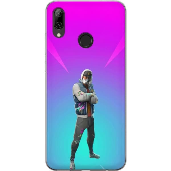 Huawei P smart 2019 Gennemsigtig cover sort ridder fortnite