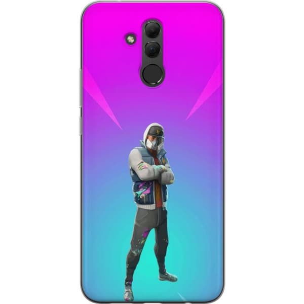 Huawei Mate 20 lite Gennemsigtig cover sort ridder fortnite