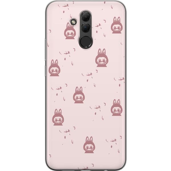Huawei Mate 20 lite Gennemsigtig cover Labubu Neon Pop - Neonfarvet pop art monster