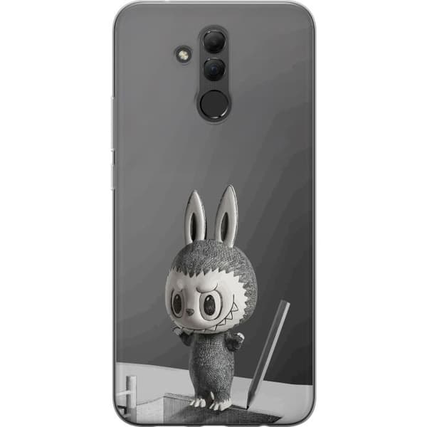 Huawei Mate 20 lite Gennemsigtig cover Pop Mart MEGA LABUBU LABUBU Sketch 1000%