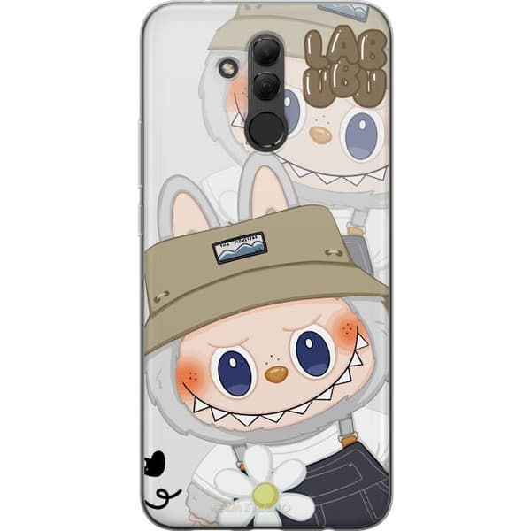 Huawei Mate 20 lite Gennemsigtig cover Labubu Minimal Mood - Enkel og stilren monsterdesign