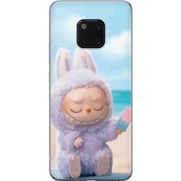 Huawei Mate 20 Pro Gennemsigtig cover Labubu Lyserød Stemning