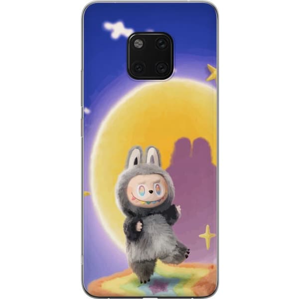 Huawei Mate 20 Pro Genomskinligt Skal Labubu Neon Pop – Neonfärgad pop art monster