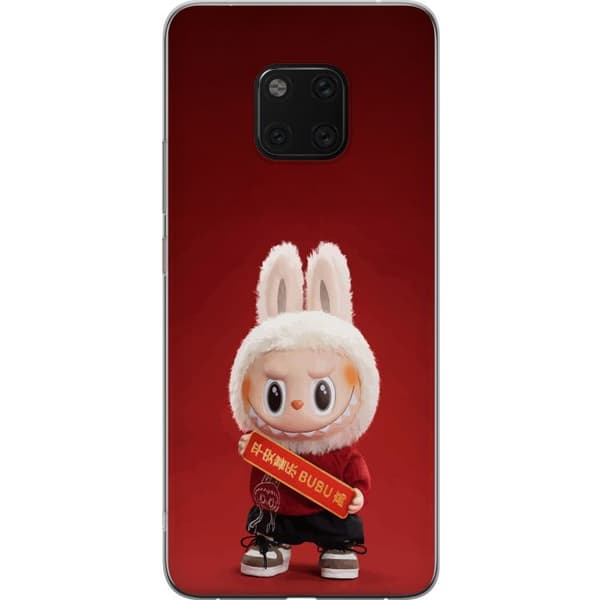 Huawei Mate 20 Pro Gennemsigtig cover Pop Mart The Monsters Labubu Held og Lykke Vinyl Plysdukke