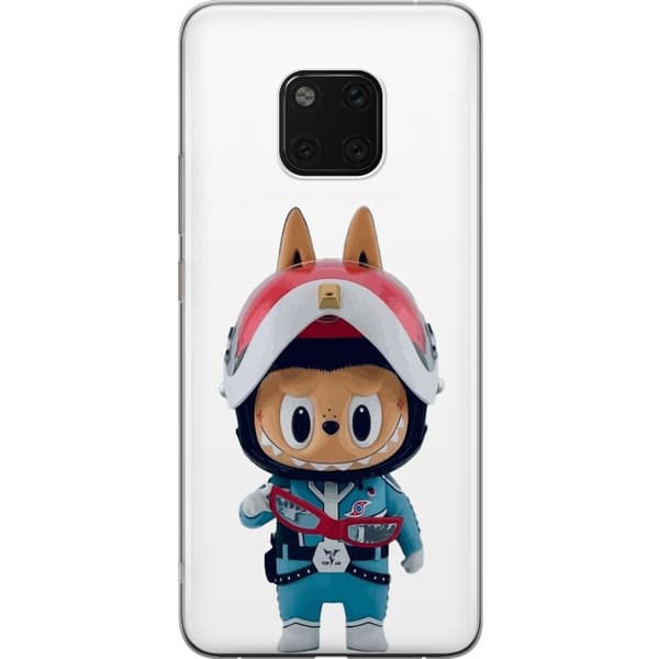 Huawei Mate 20 Pro Gennemsigtig cover How2work Labubu Monstre x Ultraman Blue Figur