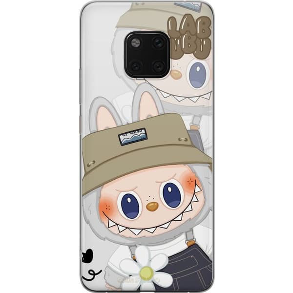 Huawei Mate 20 Pro Gennemsigtig cover Labubu Minimal Mood - Enkel og stilren monsterdesign