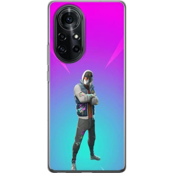 Huawei nova 8 Pro Gjennomsiktig deksel svart ridder fortnite