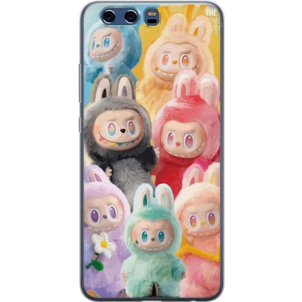 Huawei P10 Genomskinligt Skal Labubu Sketch Style – Handritat monster i tusch