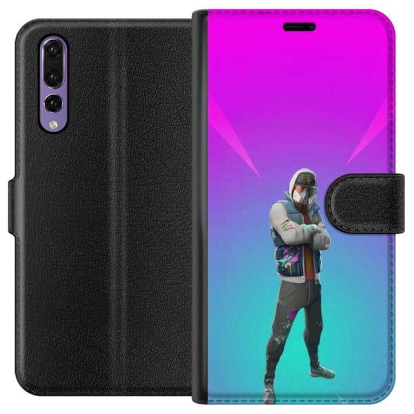 Huawei P20 Pro Lommeboketui svart ridder fortnite