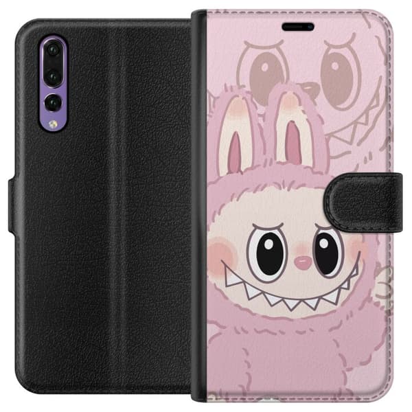 Huawei P20 Pro Plånboksfodral Labubu Floral Freak – Blommigt monster i vintage-stil