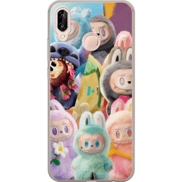 Huawei P20 lite Gennemsigtig cover stor