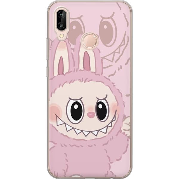 Huawei P20 lite Gennemsigtig cover Labubu Floral Freak