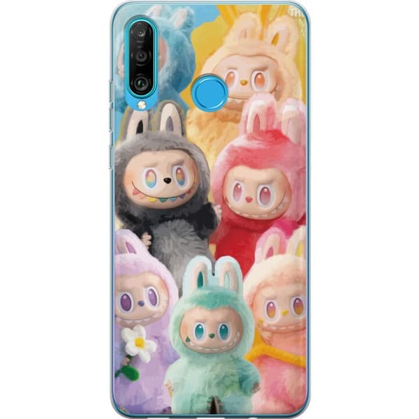 Huawei P30 lite Läpinäkyvä kuori Labubu Luonnos Tyyli