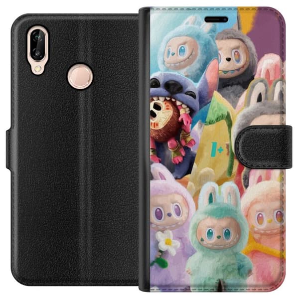 Huawei P20 lite Tegnebogsetui stor