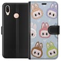 Miniatyrbillede 1 af 3: Huawei P20 lite Tegnebogsetui Labubu Star mønster
