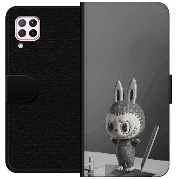 Huawei P40 lite Lommeboketui Pop Mart MEGA LABUBU LABUBU Sketch 1000%