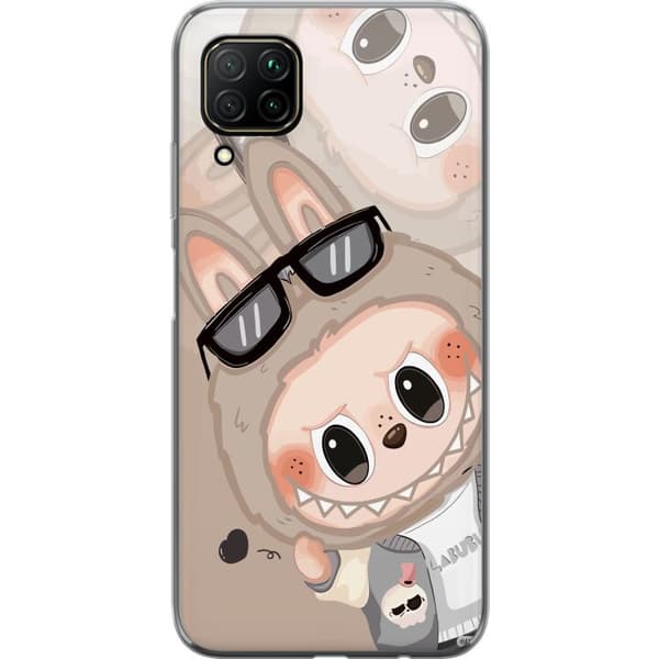 Huawei P40 lite Gjennomsiktig deksel Labubu Rainbow Chaos
