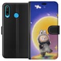 Miniatyrbild 1 av 3: Huawei P30 lite Plånboksfodral Labubu Neon Pop – Neonfärgad pop art monster