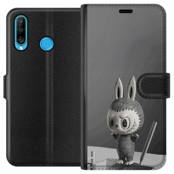 Huawei P30 lite Tegnebogsetui Pop Mart MEGA LABUBU LABUBU Sketch 1000%