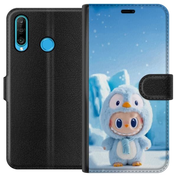 Huawei P30 lite Lommeboketui svart ridder fortnite