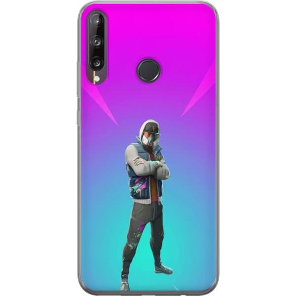 Huawei P40 lite E Genomskinligt Skal black knight fortnite