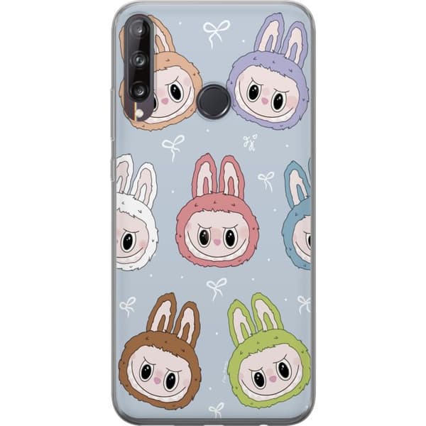Huawei P40 lite E Genomskinligt Skal Labubu Star Pattern – Stjärnmönstrat med monsterlook