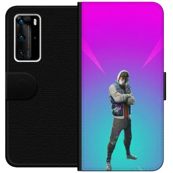 Huawei P40 Pro Plånboksfodral black knight fortnite